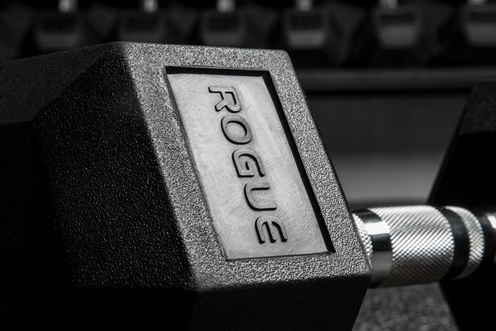 Rogue Dumbbells - Weight Training - Rubber Hex | Rogue Fitness